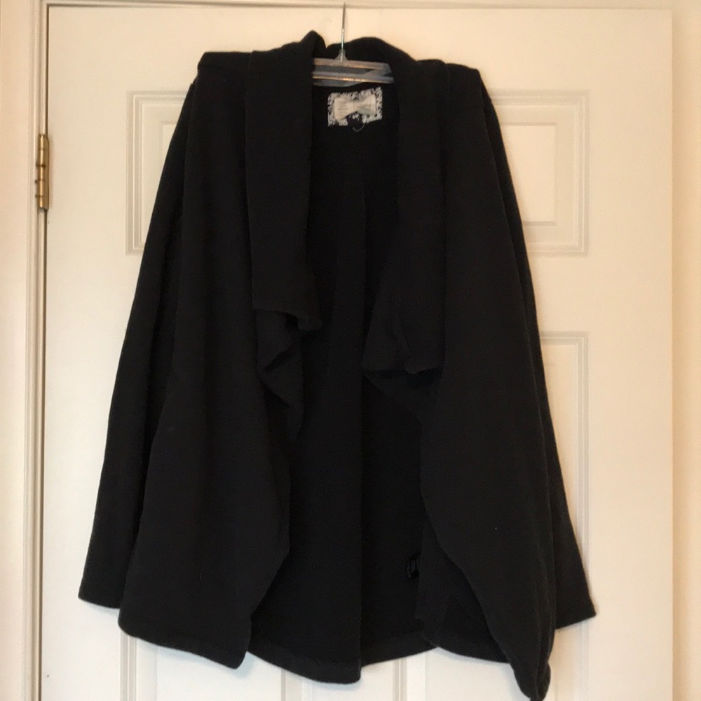 Anthropologie sweatshirt cardigan